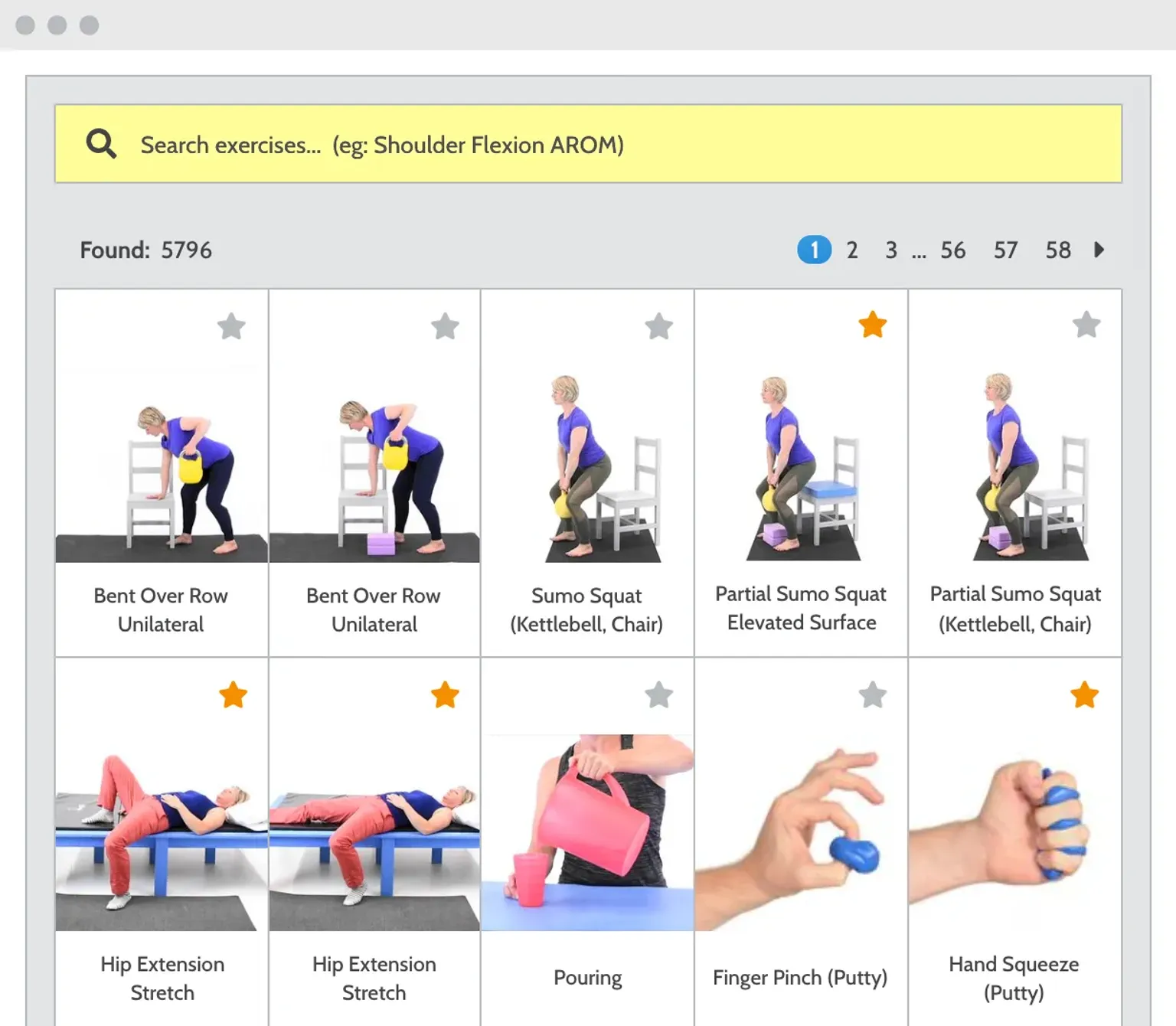 SimpleSet Physiotherapy Exercise Software