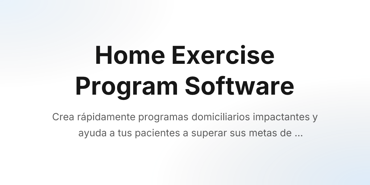 Software de ejercicio Simply Effective | SimpleSet